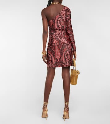 Paisley one-shoulder minidress | Etro