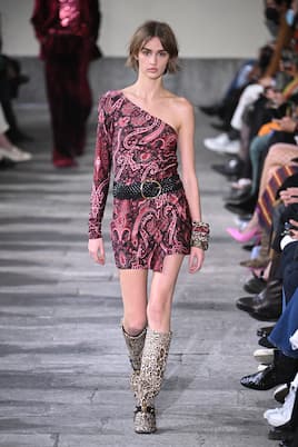 Paisley one-shoulder minidress | Etro