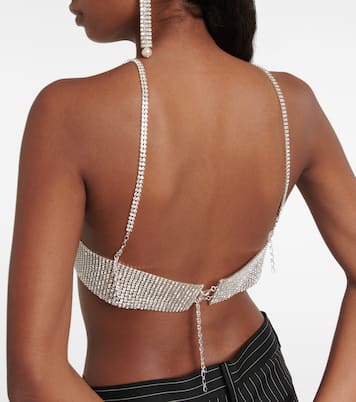 Bandeau crystal jewelry top | Magda Butrym