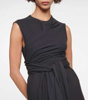 Cotton crêpe midi dress | Lemaire