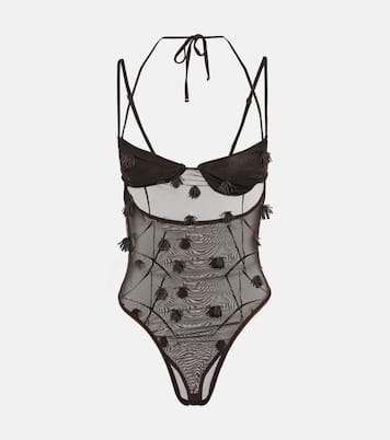 Appliqué mesh bodysuit | Jacquemus