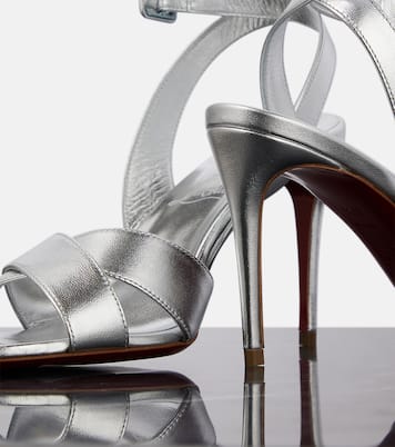 Sandali Mariza 85 in pelle metallizzata | Christian Louboutin