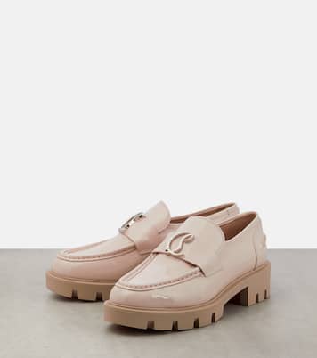 CL Moc Lug patent leather loafers | Christian Louboutin