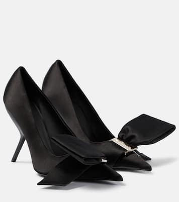 Verzierte Pumps Erica aus Satin | Ferragamo