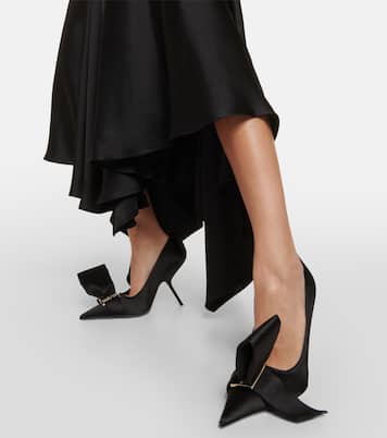 Verzierte Pumps Erica aus Satin | Ferragamo