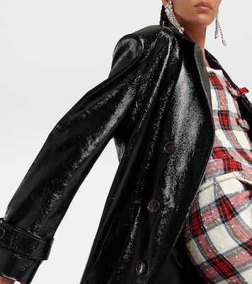 Manteau en cuir | Alessandra Rich