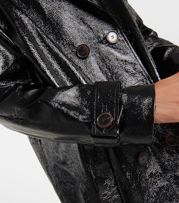 Manteau en cuir | Alessandra Rich