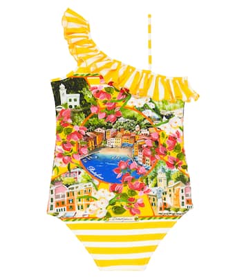 Maillot de bain Portofino imprimé | Dolce&Gabbana Kids