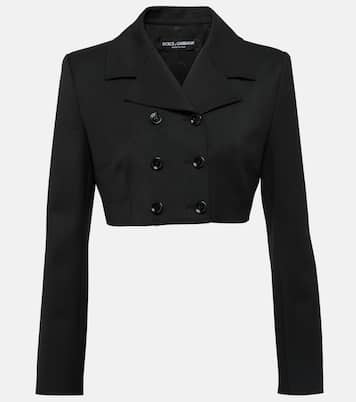 Cropped-Blazer aus einem Wollgemisch | Dolce&Gabbana