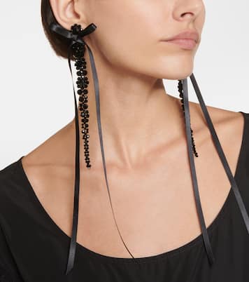 Boucles d’oreilles à cristaux | Simone Rocha