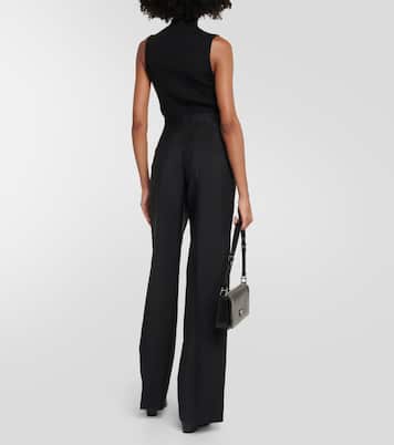 Mohair and wool wide-leg pants | Prada