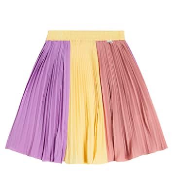 Bess colorblocked pleated skirt | Molo