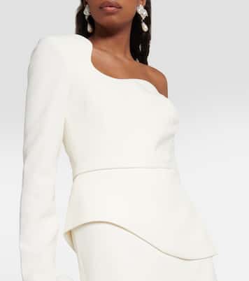 Bridal - Abito midi asimmetrico | Safiyaa