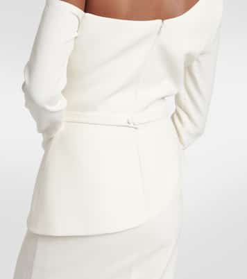 Bridal - Abito midi asimmetrico | Safiyaa