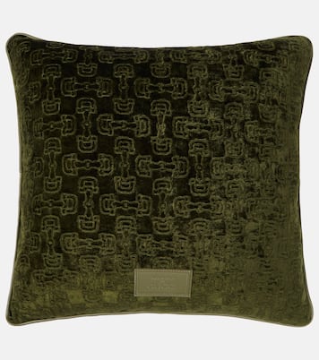 Horsebit printed cushion  | Gucci