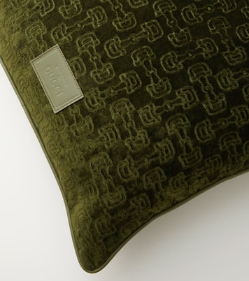 Horsebit printed cushion  | Gucci