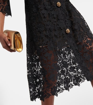 Vestido midi de encaje | Oscar de la Renta