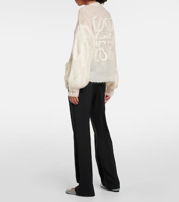 Anagram mohair-blend cardigan | Loewe