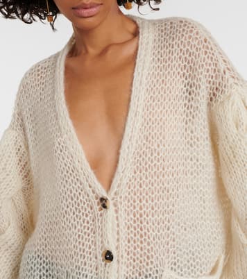Anagram mohair-blend cardigan | Loewe