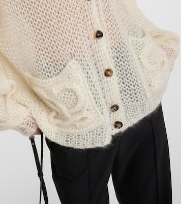 Anagram mohair-blend cardigan | Loewe