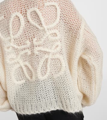 Anagram mohair-blend cardigan | Loewe