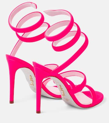 Sandalen Cleo aus Veloursleder | Rene Caovilla