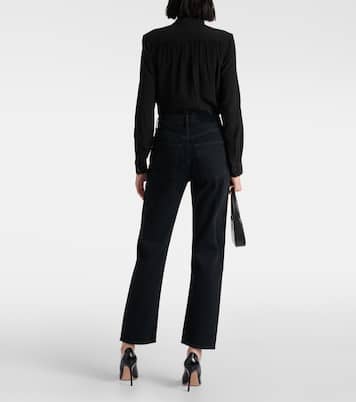 90's Pinch Waist high-rise straight jeans | Agolde