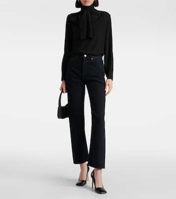 90's Pinch Waist high-rise straight jeans | Agolde