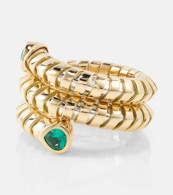 Bague Trisola en or 18 ct et émeraude | Marina B