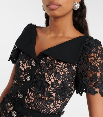 Lace minidress | Self-Portrait
