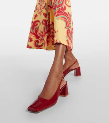 Pumps slingback Freeda in vernice | Gianvito Rossi