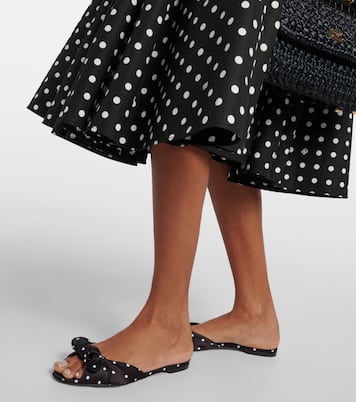 Mules en satin à pois | Dolce&Gabbana