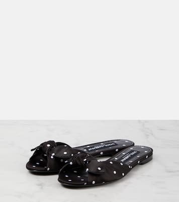Mules en satin à pois | Dolce&Gabbana