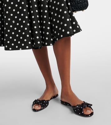 Mules en satin à pois | Dolce&Gabbana