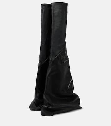 Botas altas Cargoflares de piel | Rick Owens