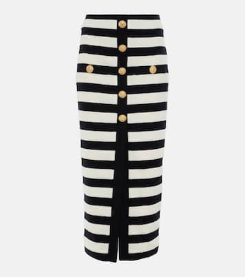 Gonna midi a righe | Balmain