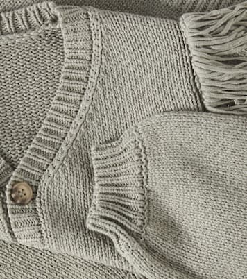 Cardigan in cotone con frange | Rylee + Cru