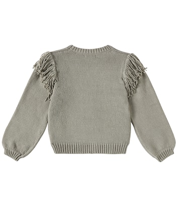 Cardigan in cotone con frange | Rylee + Cru