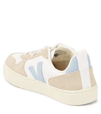 V-10 suede-trimmed leather sneakers | Veja Kids