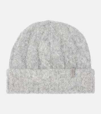 Berretto in mohair a trecce | Brunello Cucinelli