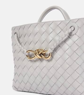 Andiamo Intrecciato Small leather tote bag | Bottega Veneta