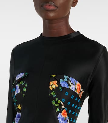 Robe longue à fleurs | Rabanne