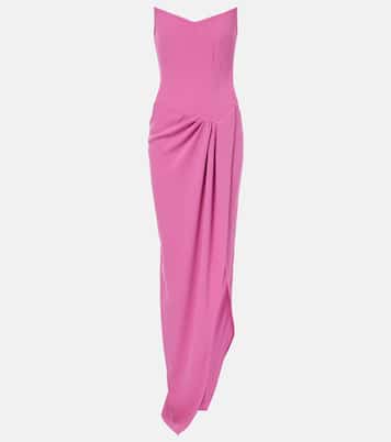 Draped crêpe corset gown | Alex Perry
