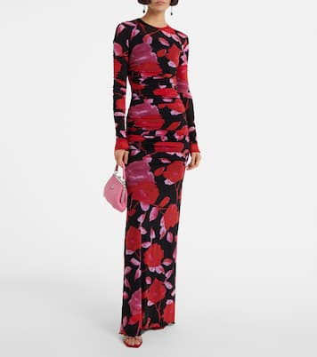 Bedrucktes Maxikleid Fine Jer | Blumarine
