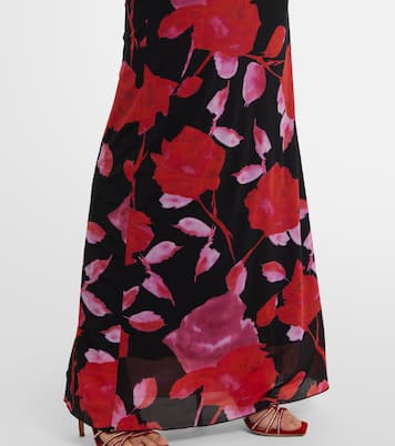 Bedrucktes Maxikleid Fine Jer | Blumarine