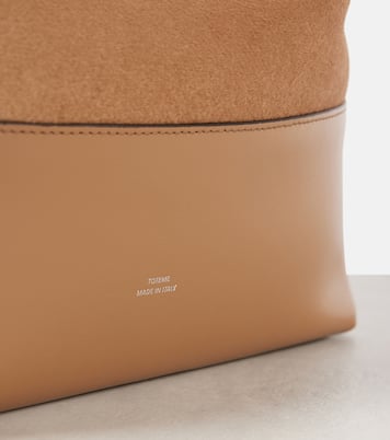 Borsa Belted in lana e pelle | Toteme