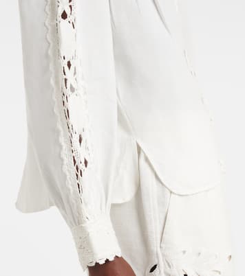 Top Valmira in lino e cotone con ricamo | Marant Etoile