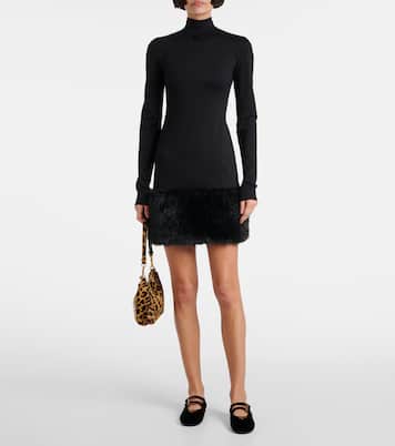 Mary-Jane-Ballerinas aus Samt | Prada