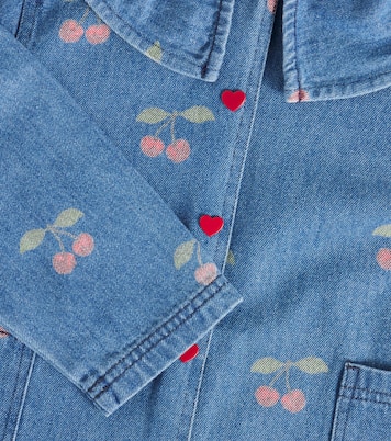 Camisa Margot Frill de denim estampada | Konges Sløjd