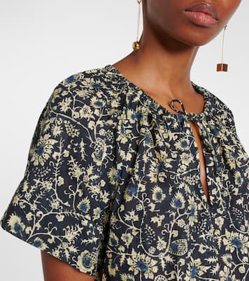 Top Sena in misto cotone con stampa | Ulla Johnson